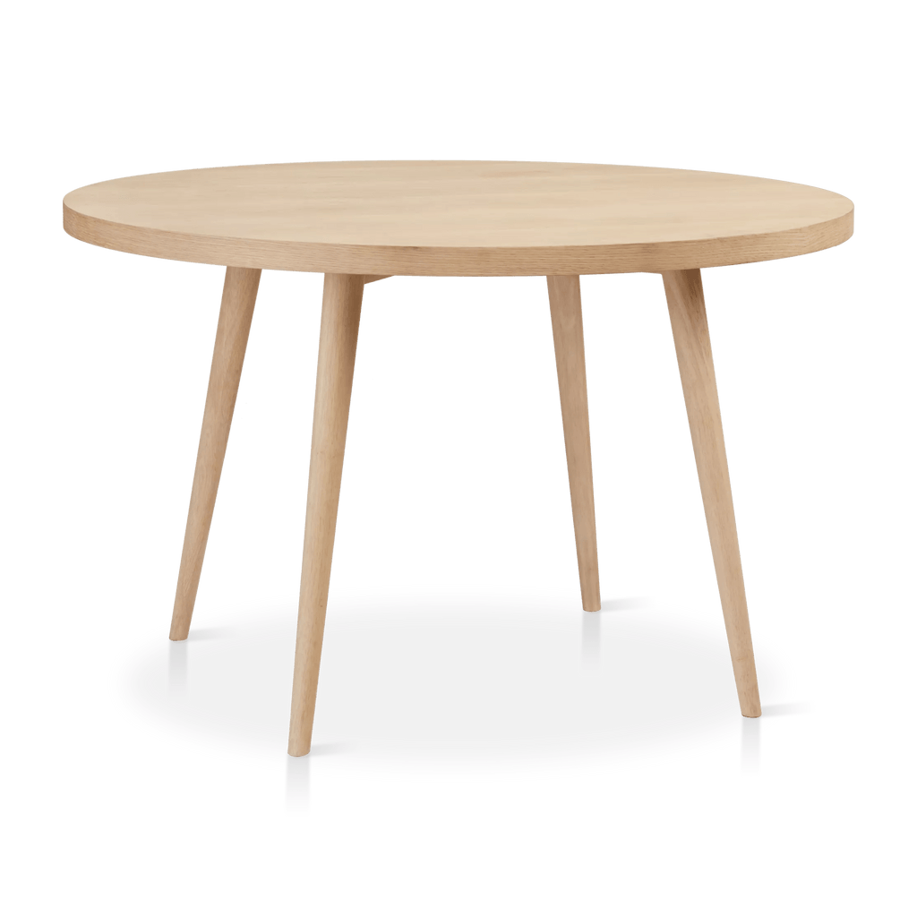 Natural Wood Round Dining Table