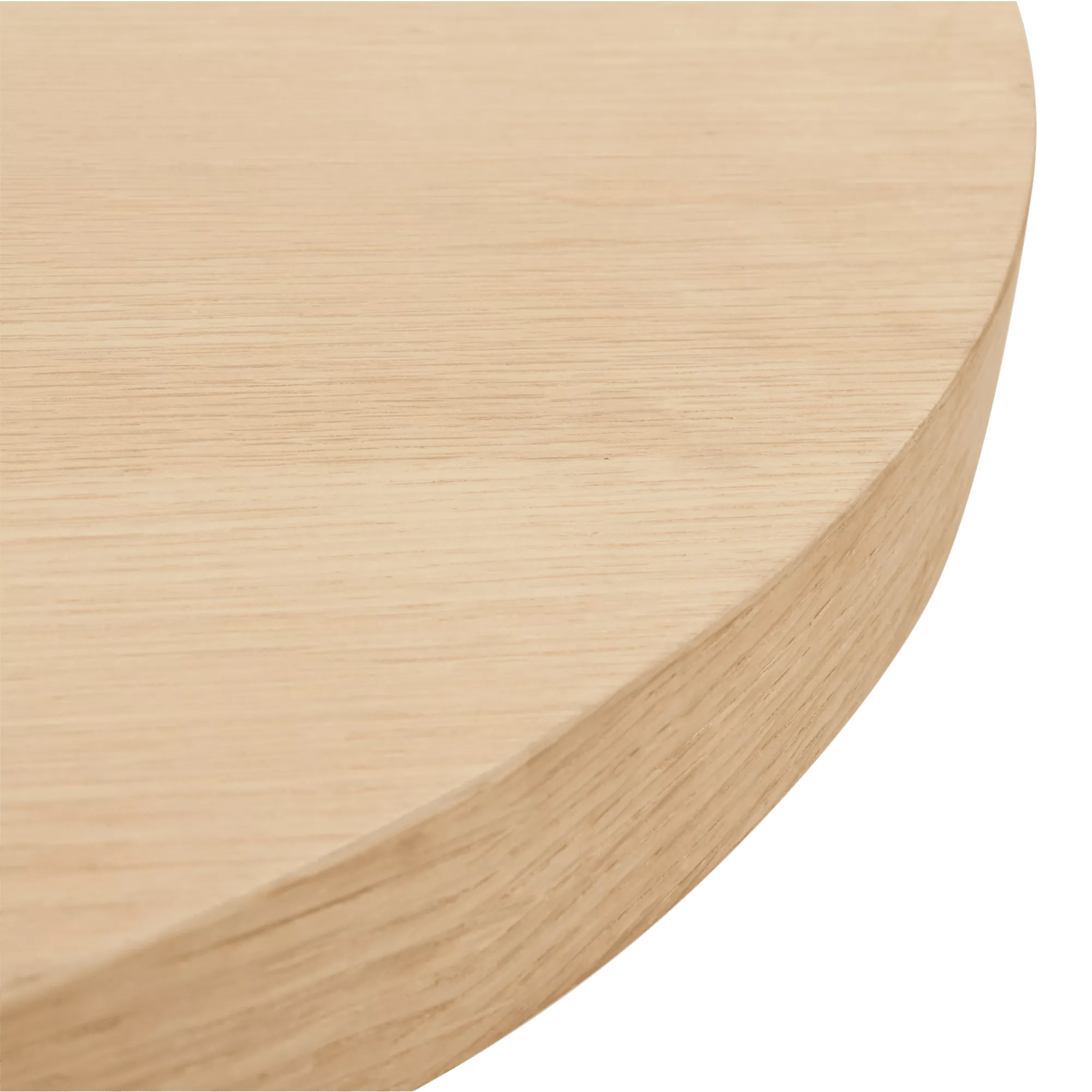Natural Wood Round Dining Table