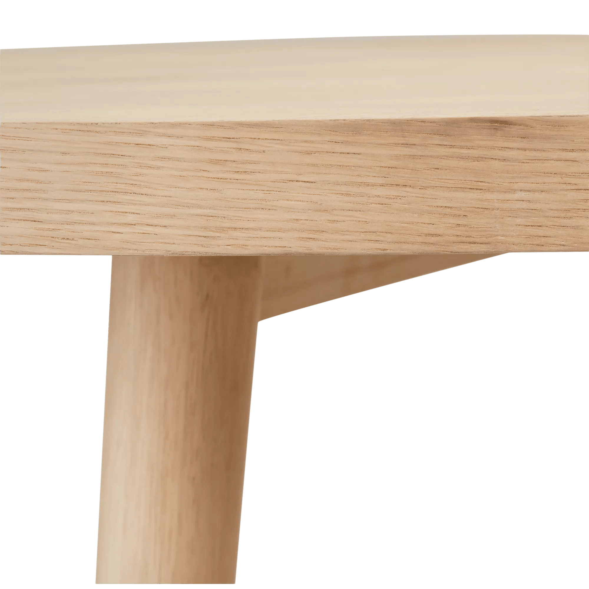 Natural Wood Round Dining Table