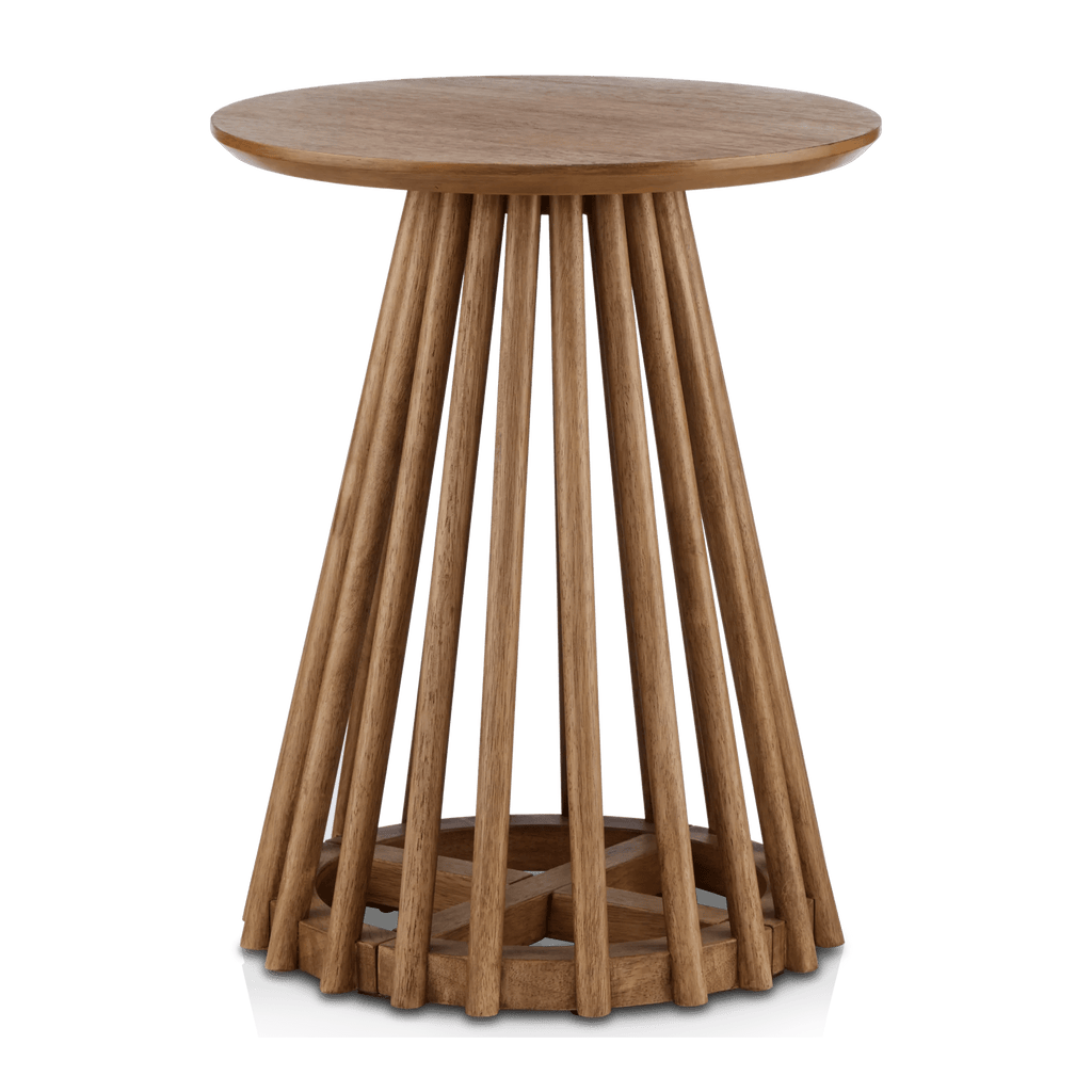 Mango Wood Openwork Side Table