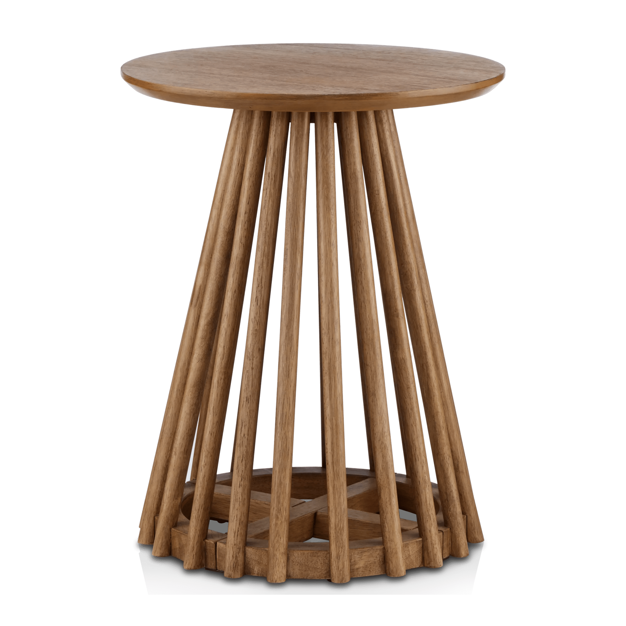 Mango Wood Openwork Side Table