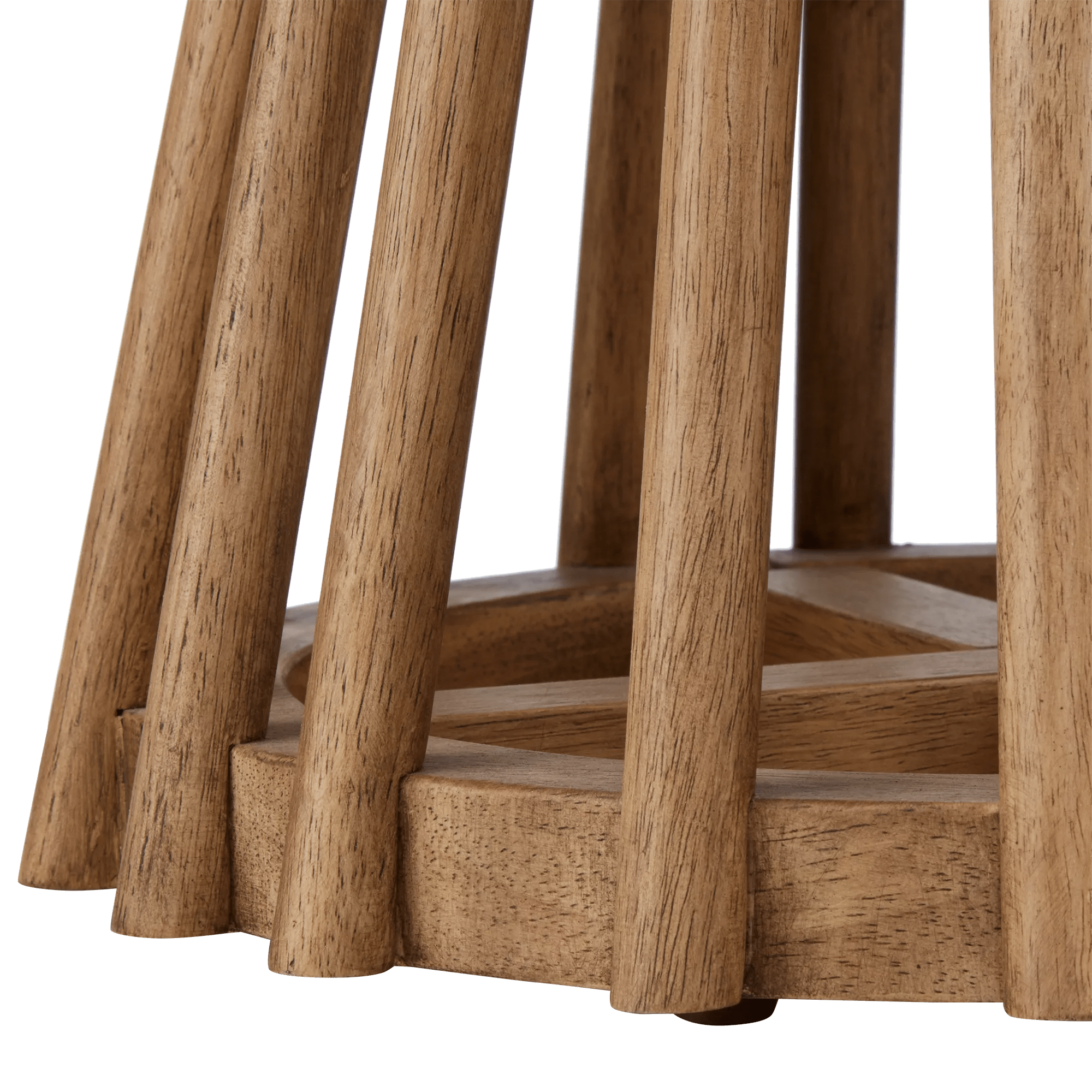 Mango Wood Openwork Side Table