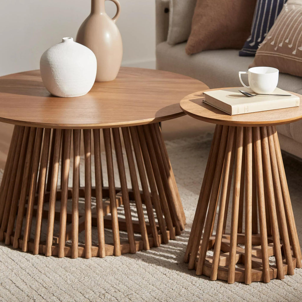 Mango Wood Openwork Side Table