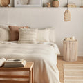 Ivory Collin Collection - 3-Piece Duvet Cover Set