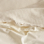 Ivory Collin Collection - 3-Piece Duvet Cover Set