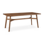 Mid-Century Modern Mango Wood Dining Table