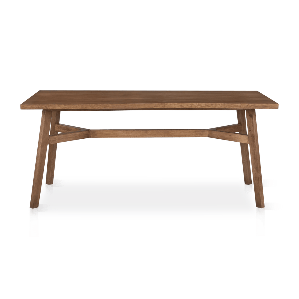 Mid-Century Modern Mango Wood Dining Table