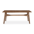 Mid-Century Modern Mango Wood Dining Table