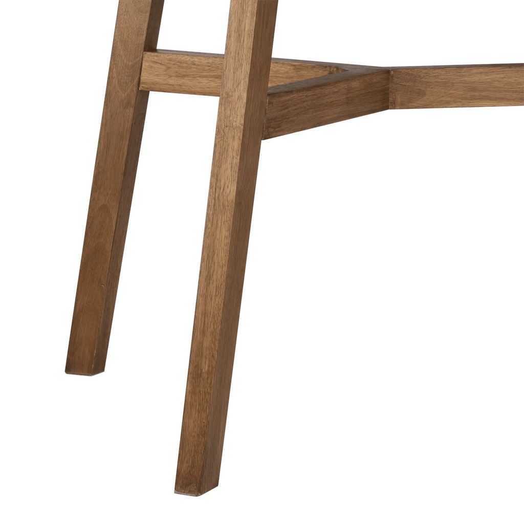 Mid-Century Modern Mango Wood Dining Table