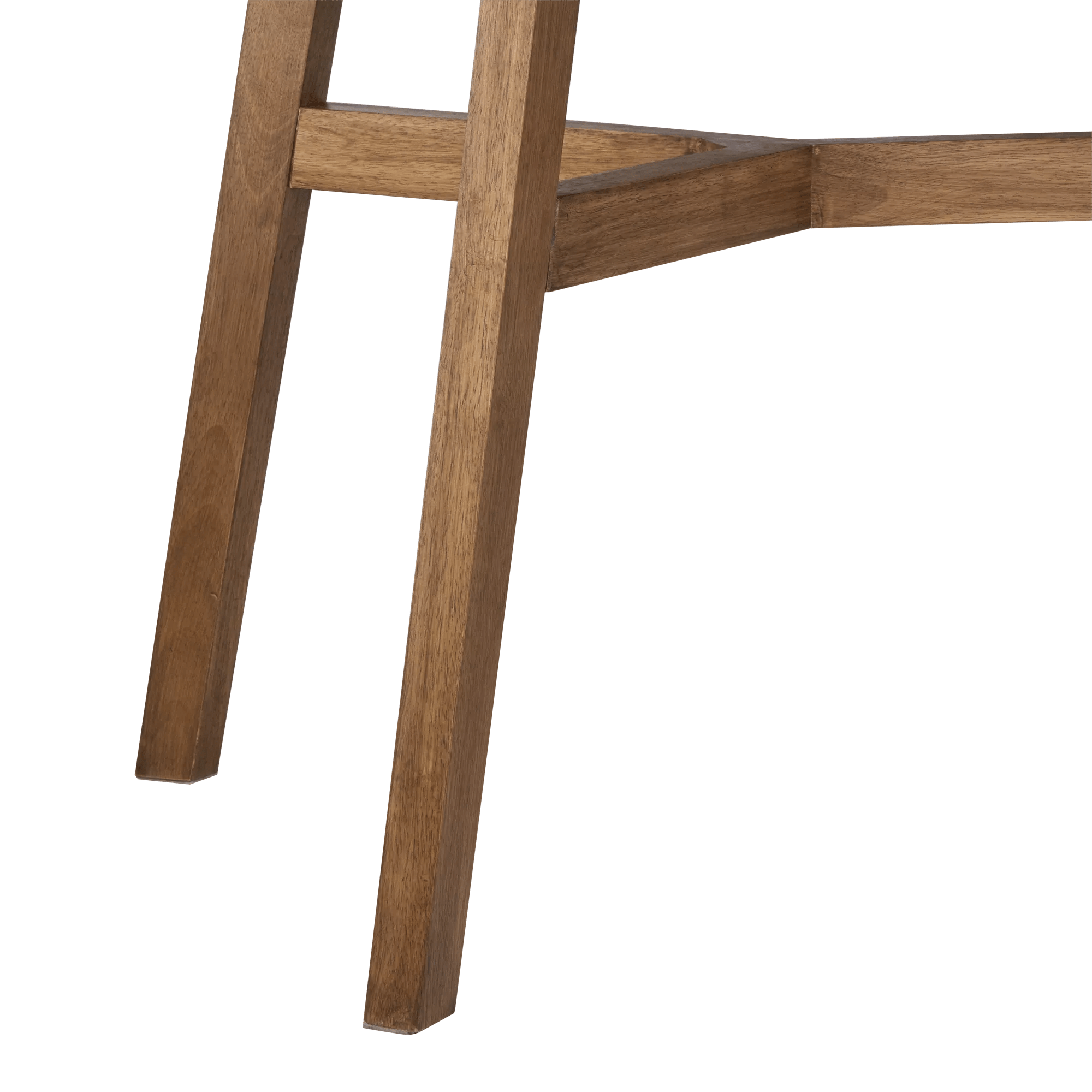 Mid-Century Modern Mango Wood Dining Table