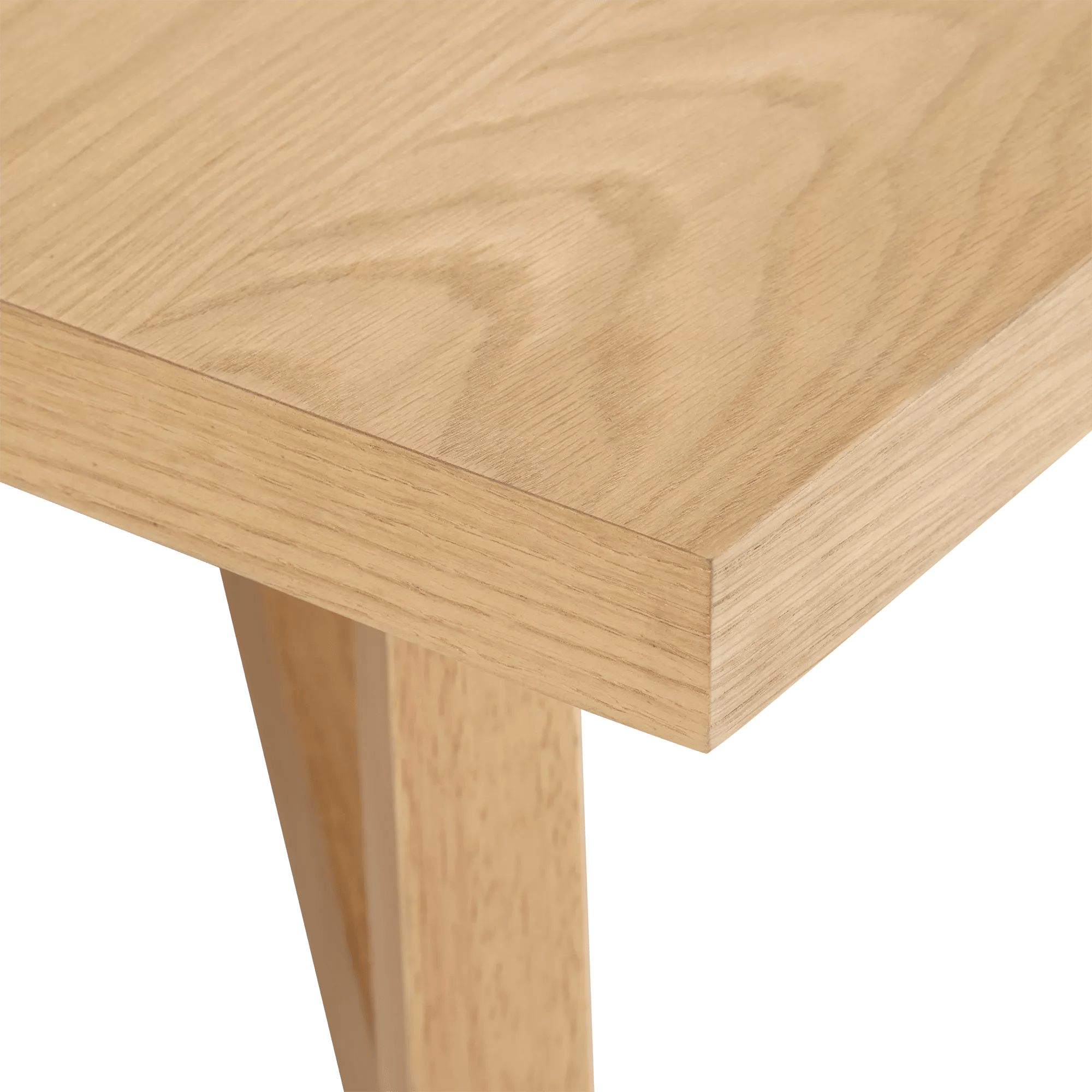 Mid-Century Modern Natural Wood Dining Table