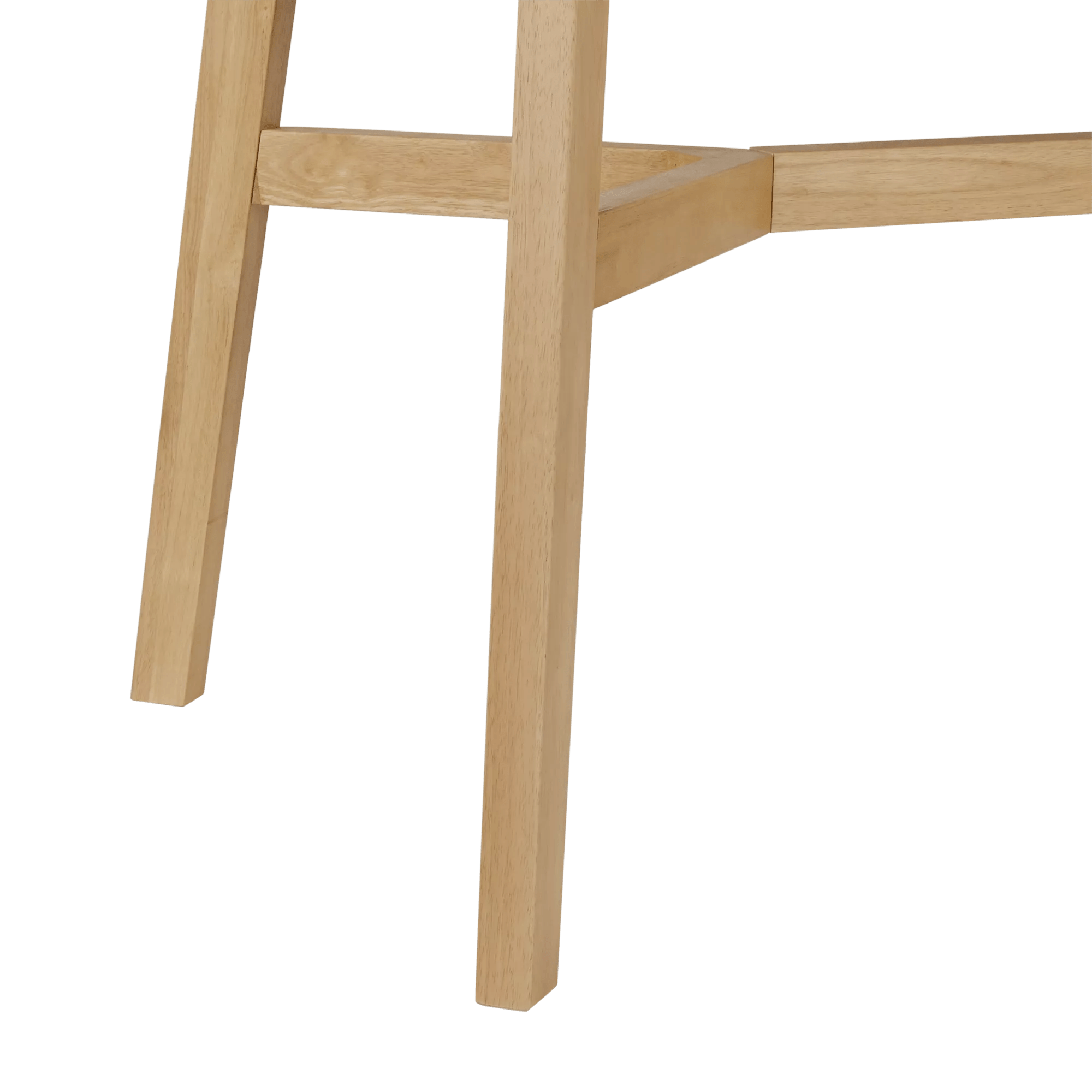 Mid-Century Modern Natural Wood Dining Table