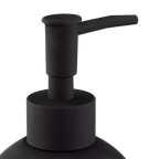Black Ceramic Soap Engraved Dispenser