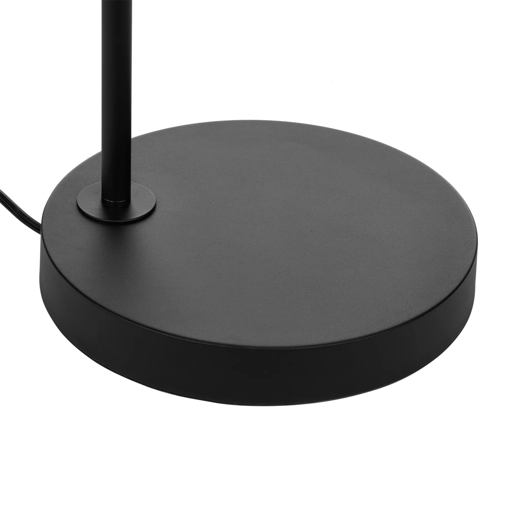 Floor Lamp with Rattan Shade and Metal Base