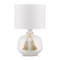 Ceramic Table Lamp with Bead String