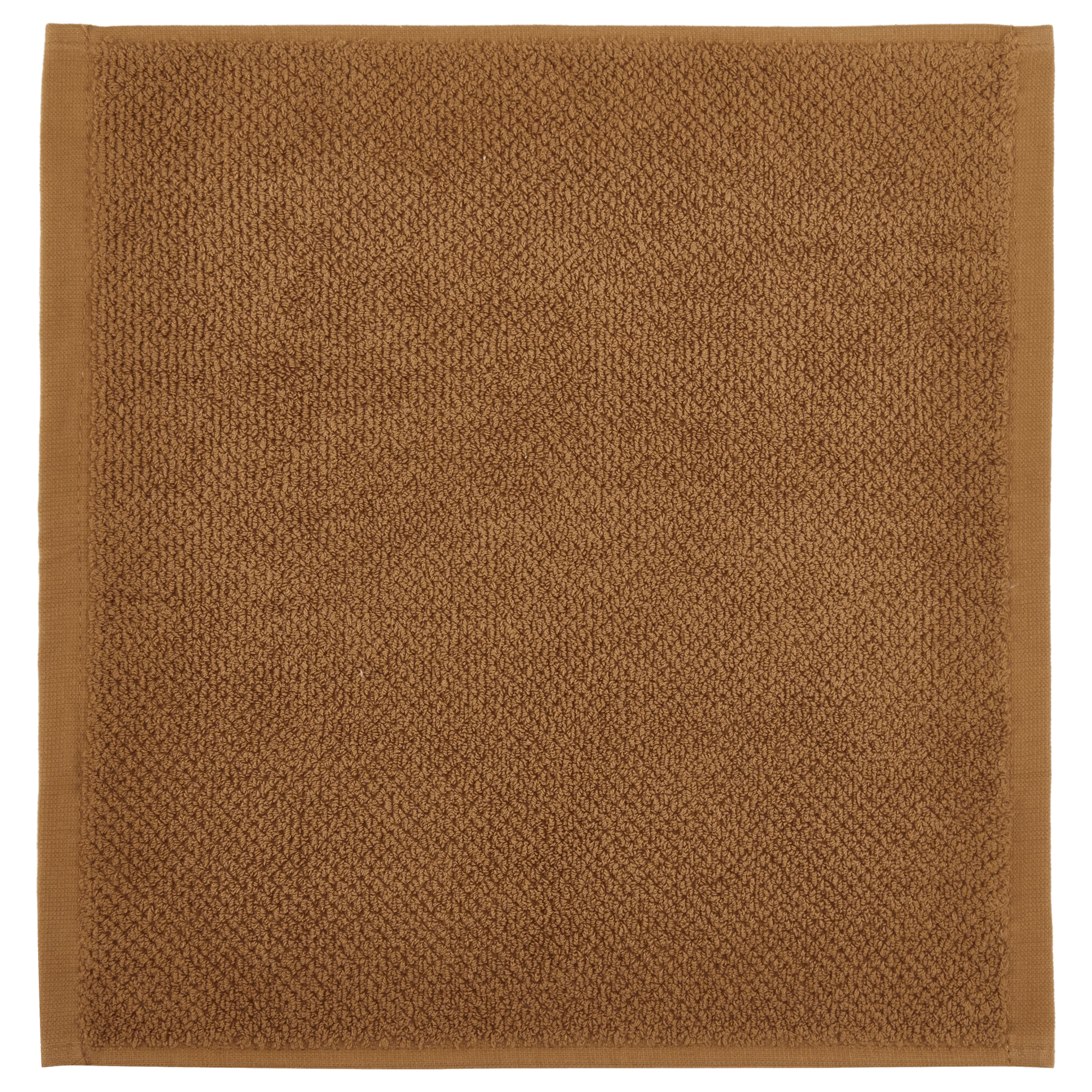 Cognac Textured Washcloth