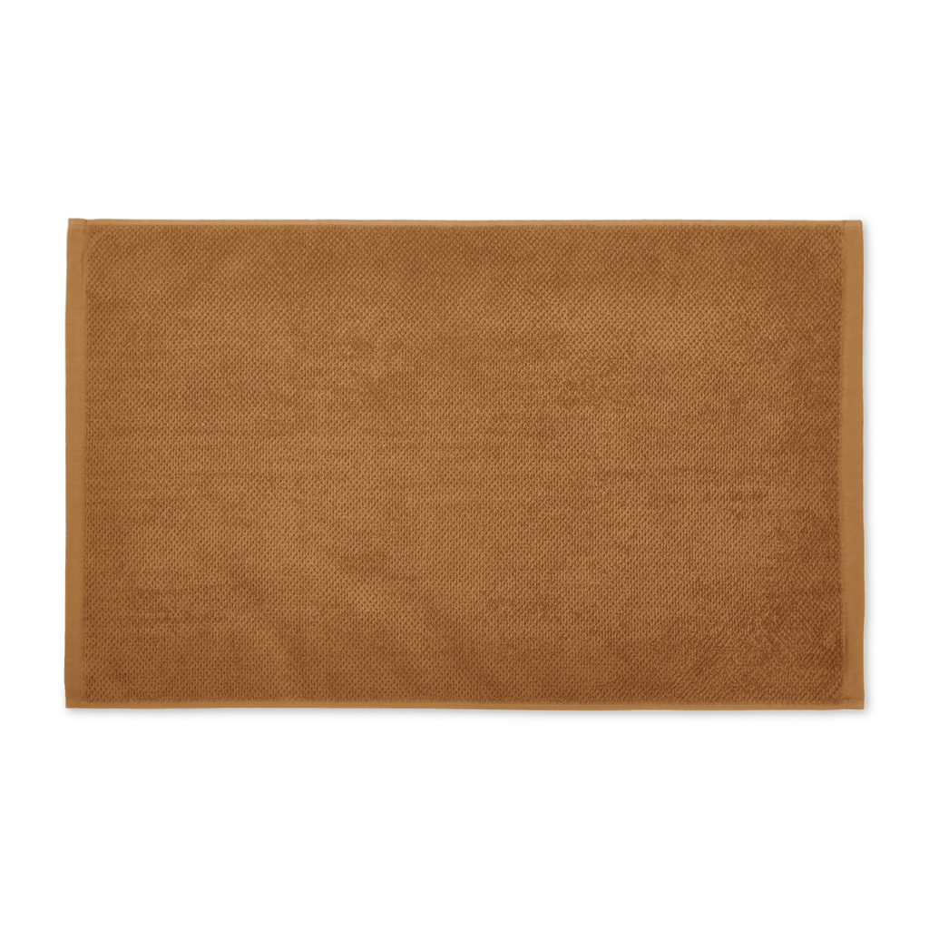 Cognac Textured Hand Towel
