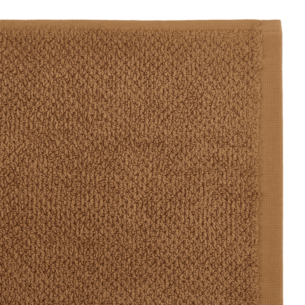 Cognac Textured Hand Towel