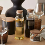 Clear Glass Salt Jar