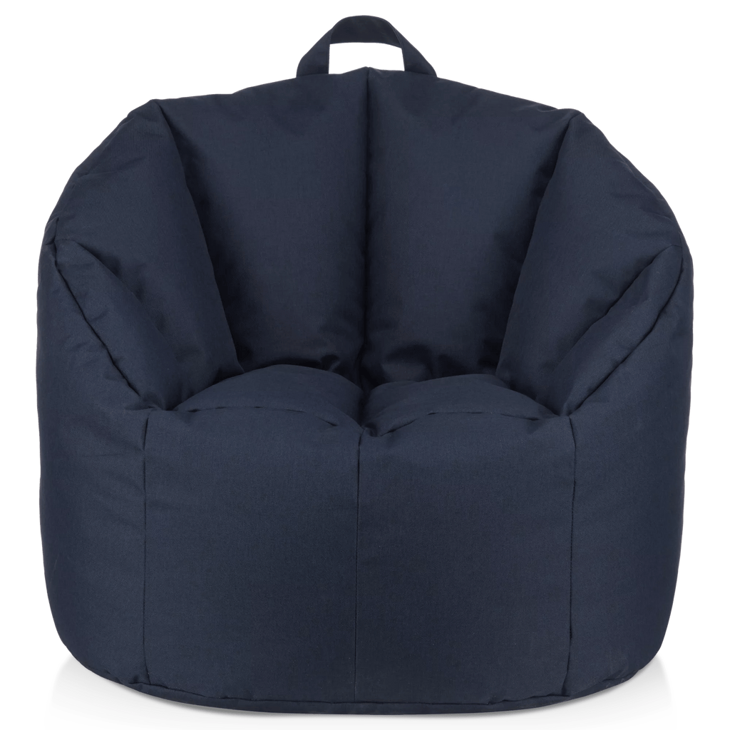 Navy Canvas Bean Bag