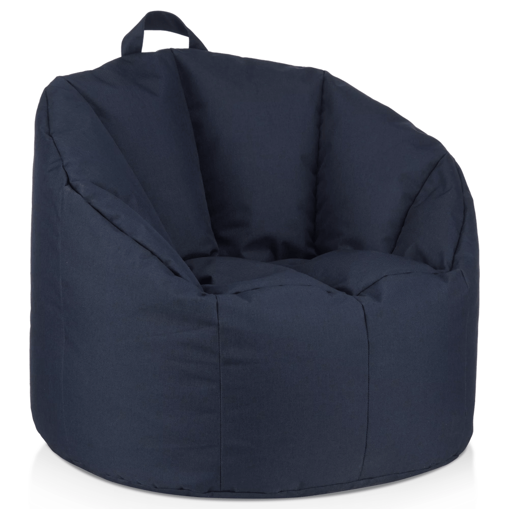 Navy Canvas Bean Bag