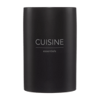 Typography Black Utensils Jar