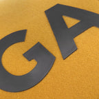 Jaron Game On Mustard Lumbar Throw Pillow