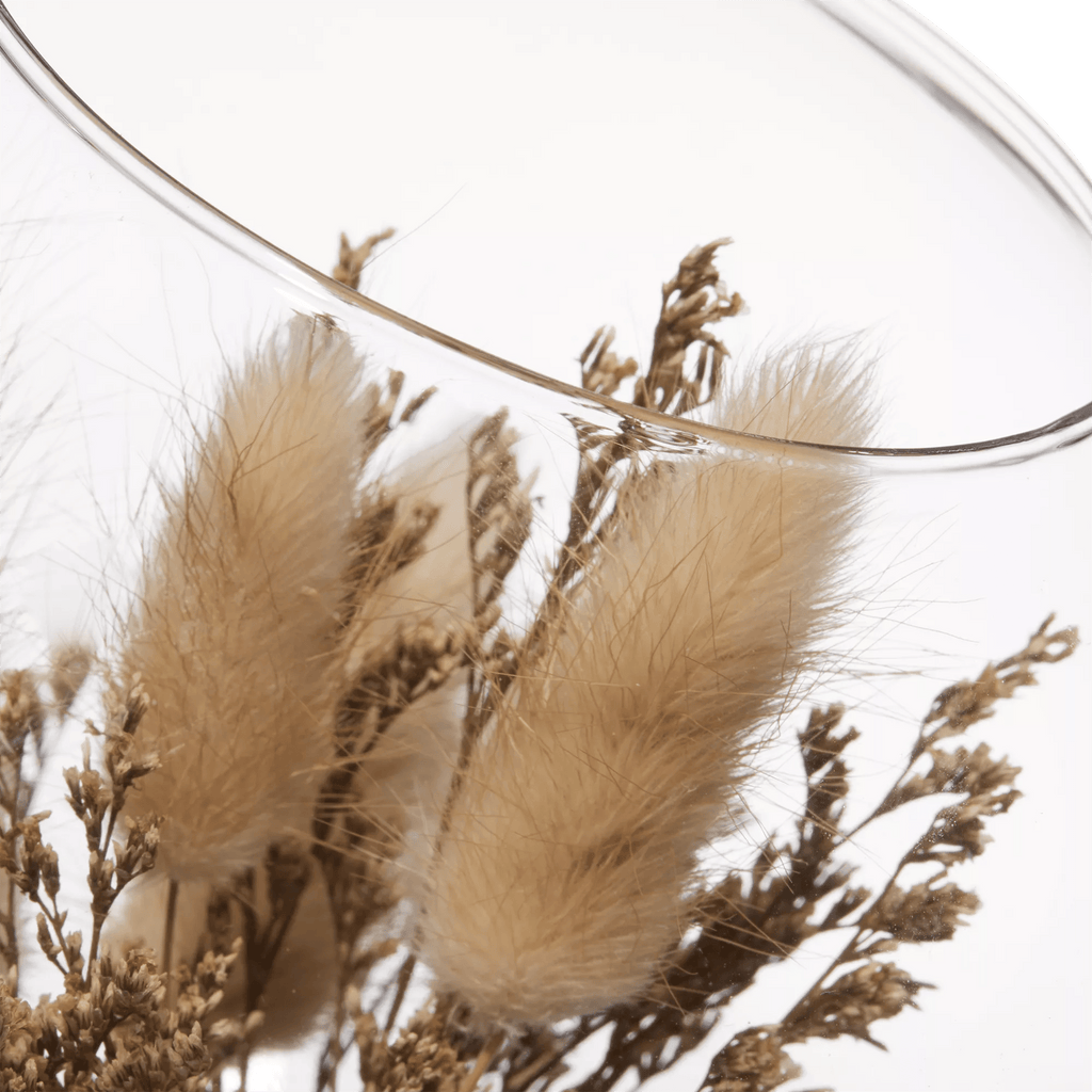 Dried Flowers Glass Dome