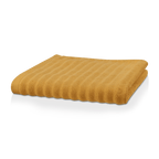 Ochre Ribbed Bath Towel