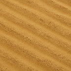 Ochre Ribbed Bath Towel