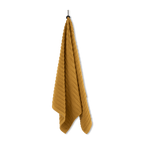 Ochre Ribbed Bath Towel