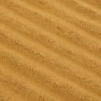 Ochre Ribbed Washcloth