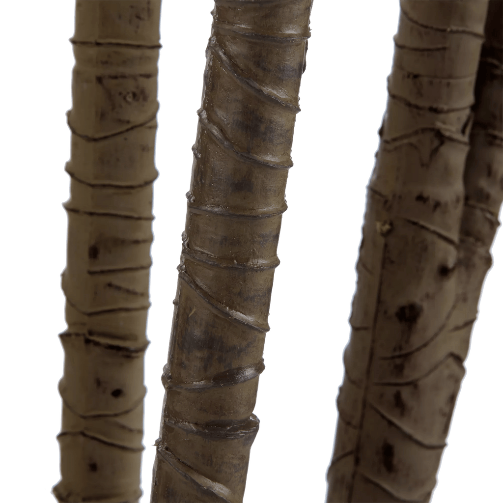 Artificial Exotic Floor Plant in White Pot