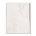 Abstract Tone-on-Tone Textured Framed Art