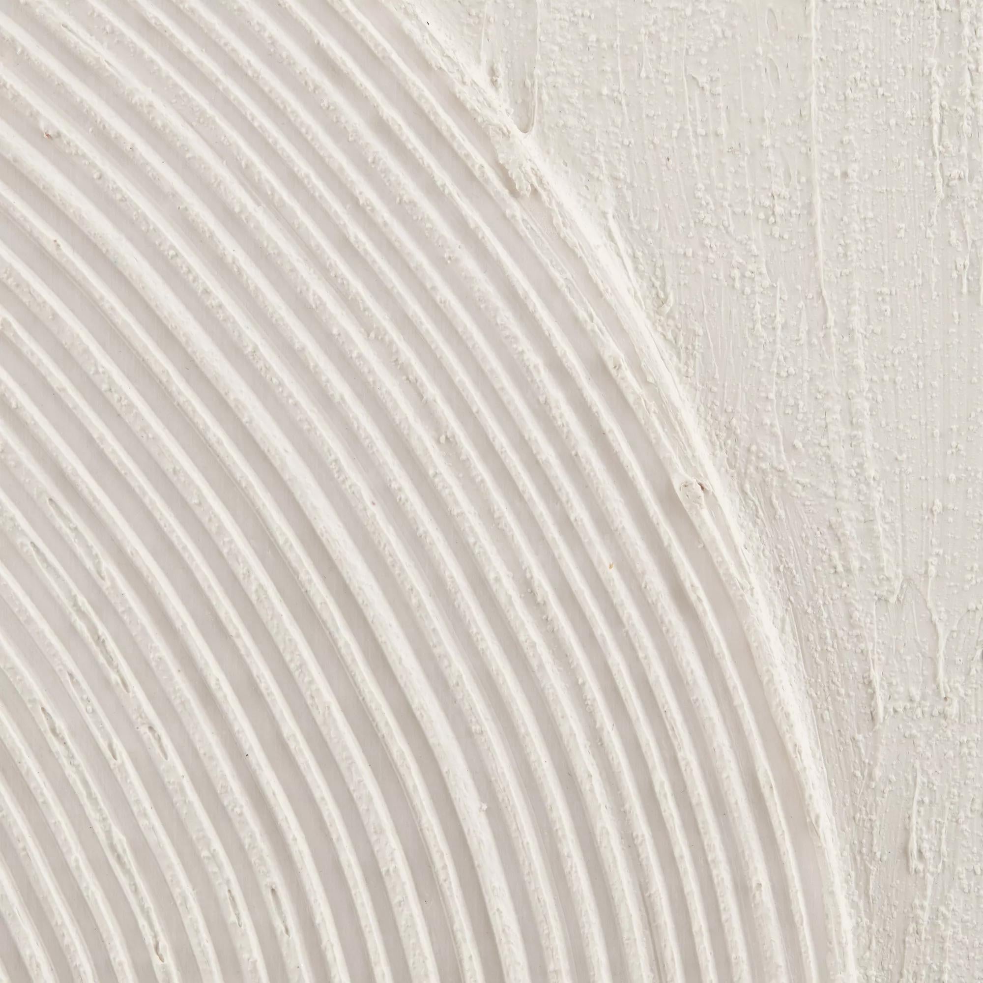 Abstract Tone-on-Tone Textured Framed Art