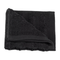 Black Ribbed Washcloth