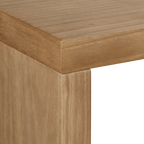 Natural Wood Console