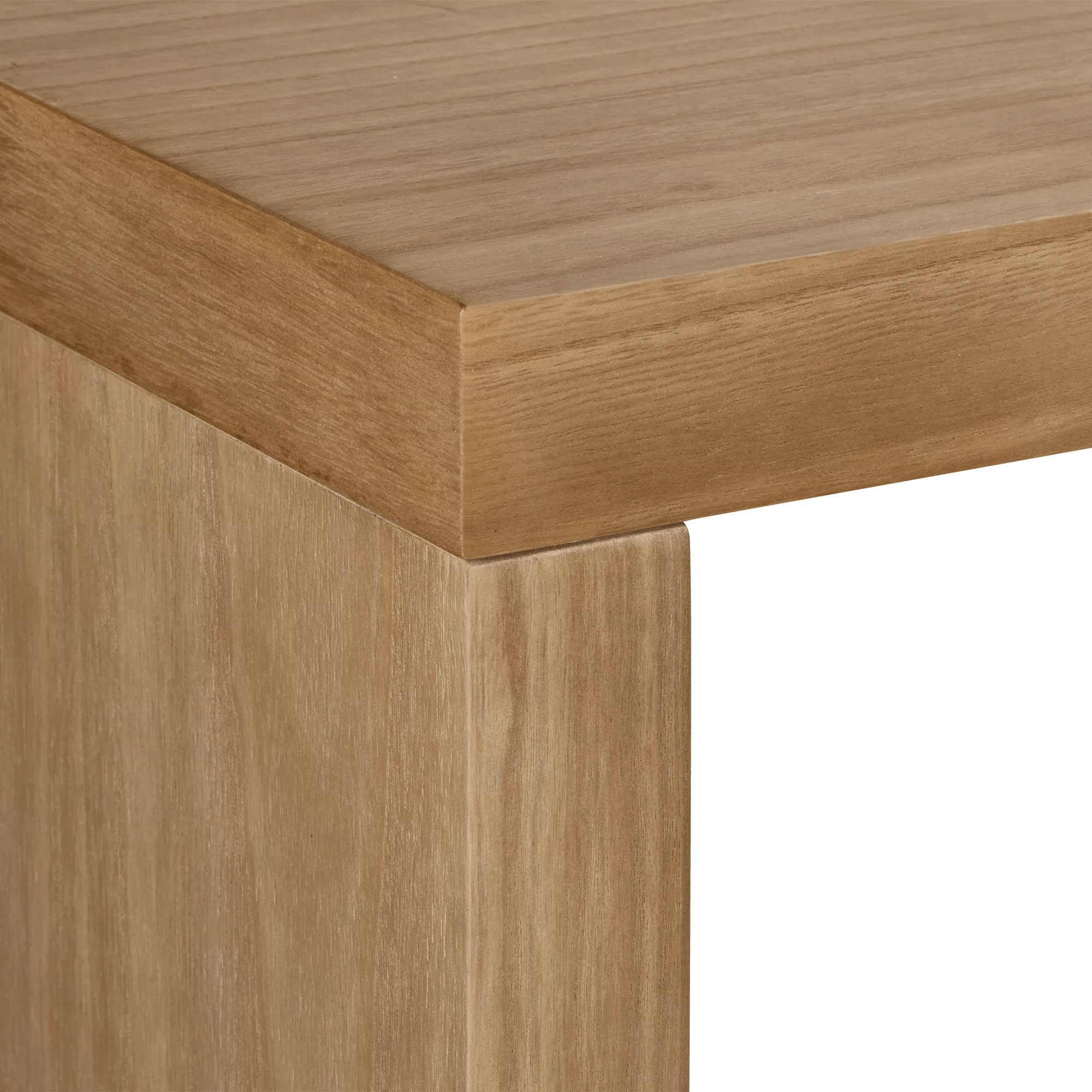 Natural Wood Console