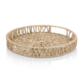 Natural Round Woven Tray