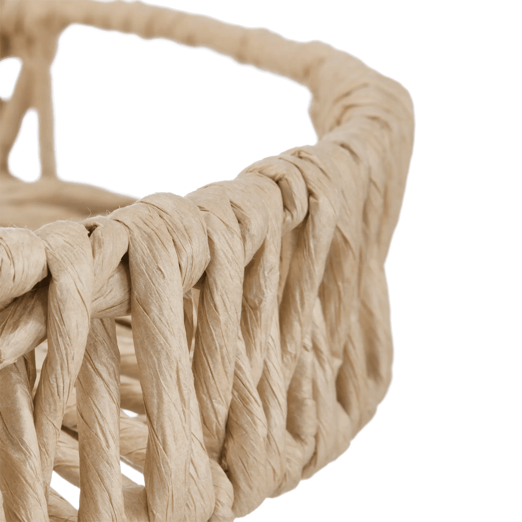 Natural Round Woven Tray