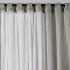 Grey Eneca Back-Tab/Rod-Pocket Curtain