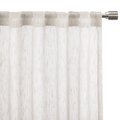 Cream Eneca Back-Tab/Rod-Pocket Curtain