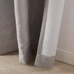 Grey Mullins Blackout Back-Tab Curtain