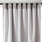 Grey Mullins Blackout Back-Tab Curtain