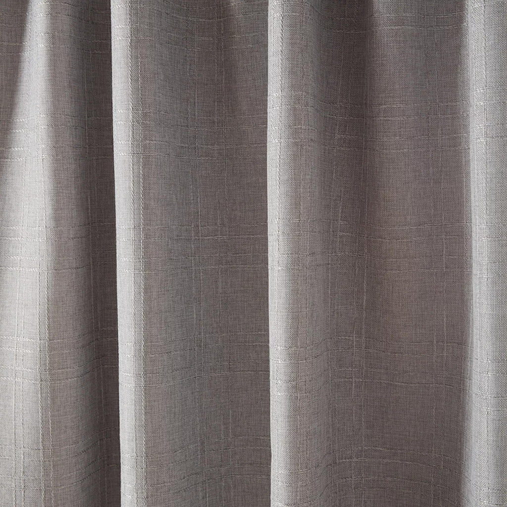 Grey Mullins Blackout Back-Tab Curtain