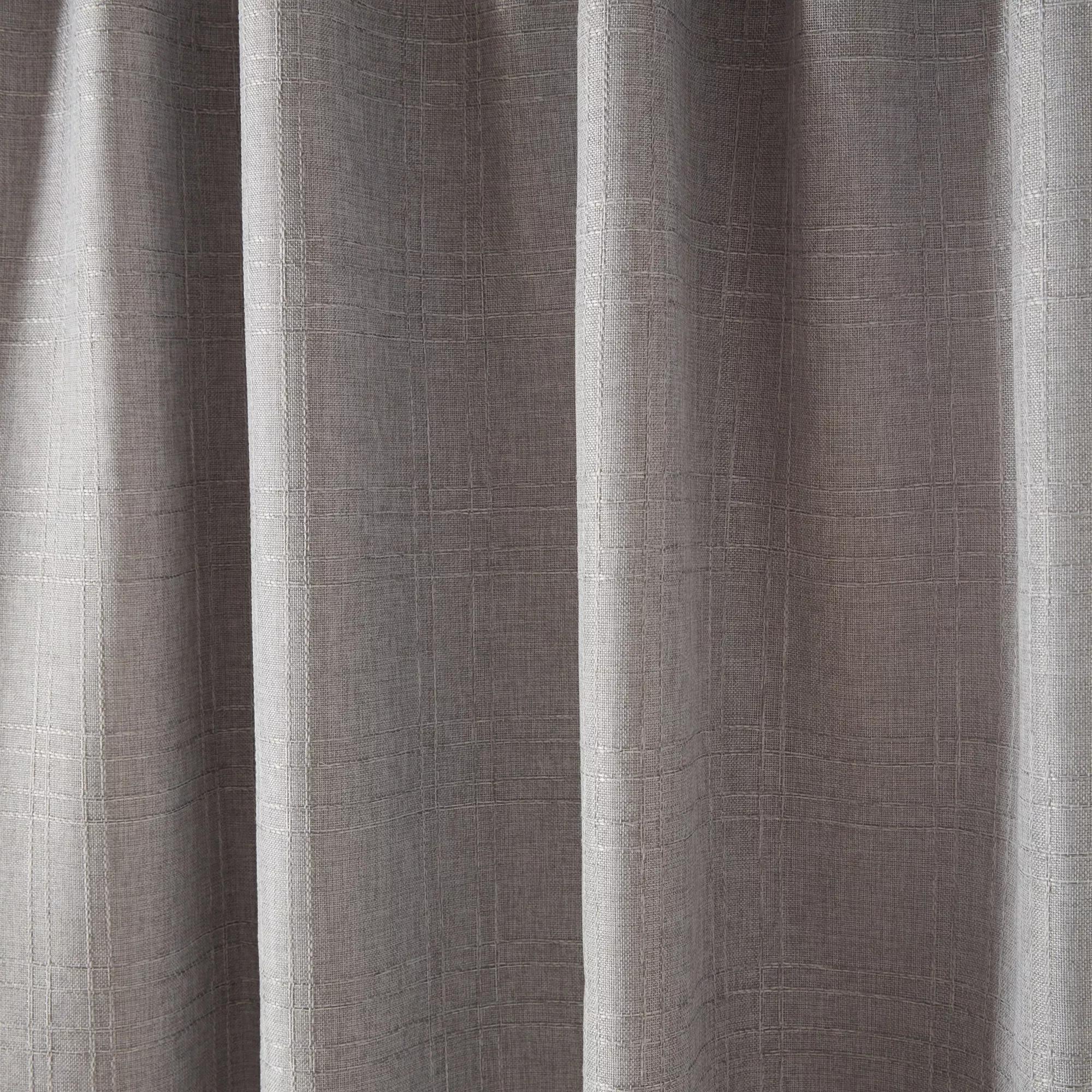 Grey Mullins Blackout Back-Tab Curtain