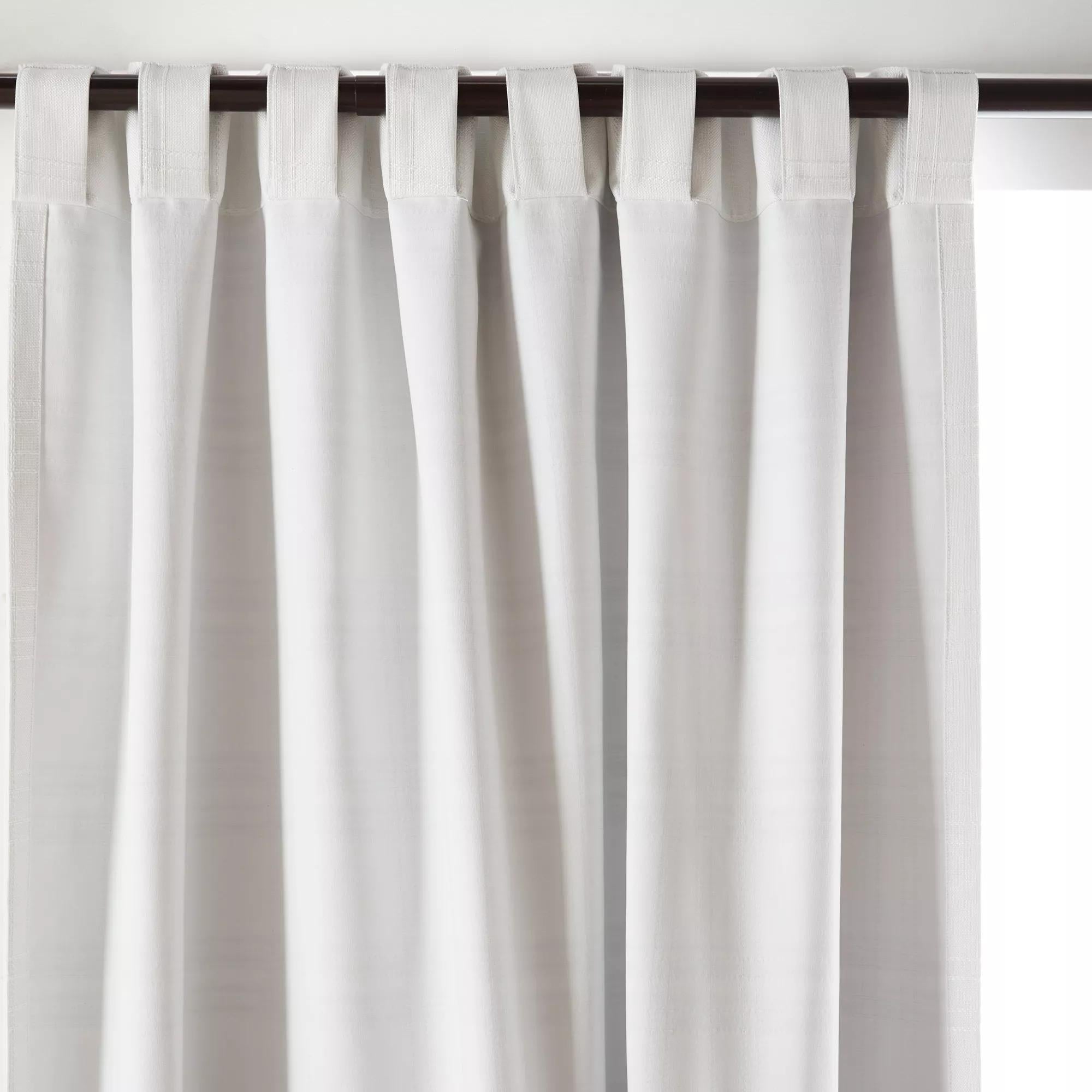 Off White Mullins Blackout Back-Tab Curtain