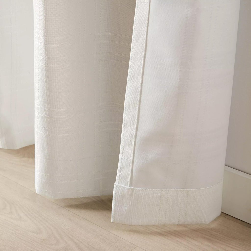 Off White Mullins Blackout Back-Tab Curtain