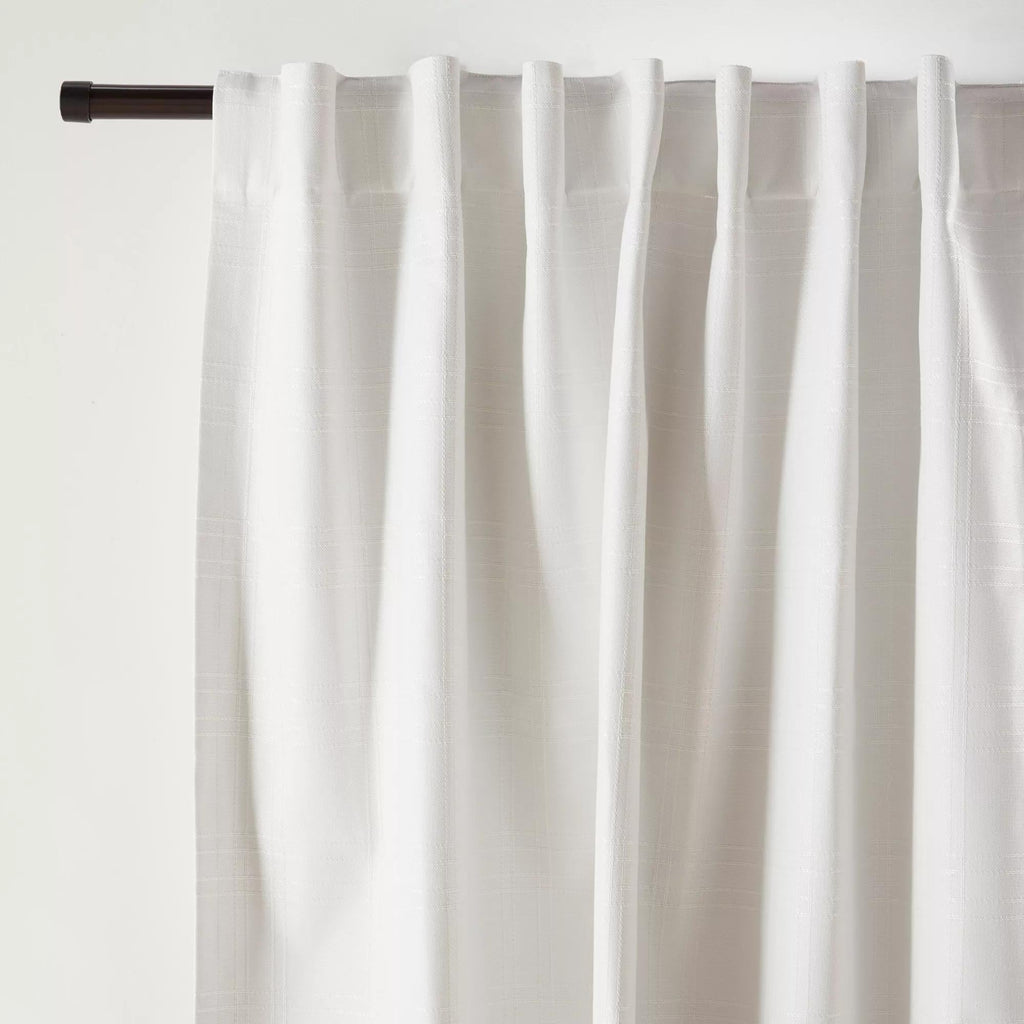 Off White Mullins Blackout Back-Tab Curtain