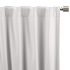 White Chita Back Tab Blackout Curtain